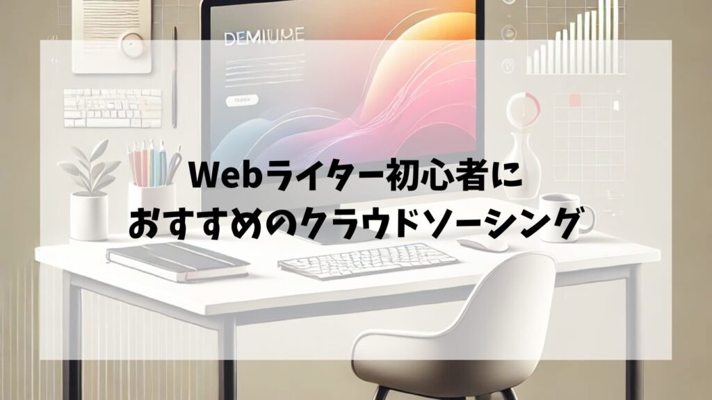 Webライター初心者におすすめのクラウドソーシング